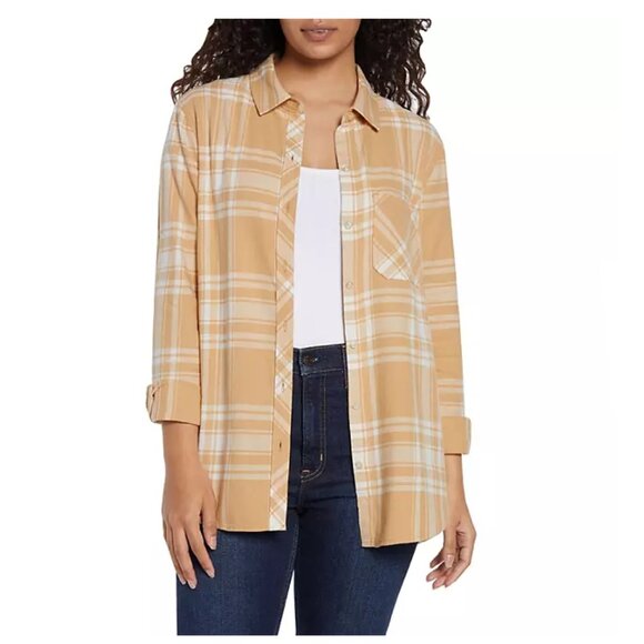 Gap Women's Relaxed Fit‎ Flannel - Picture 1 of 6